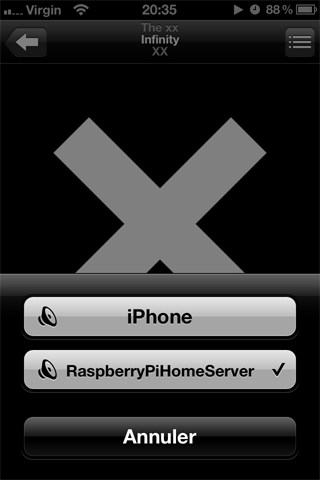 Airplay via Shairport sur le Raspberry Pi Home Server