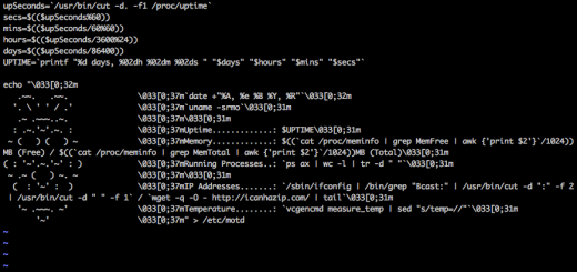 Customize your SSH connection with motd message