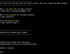 Raspberry Pi Home Server Hébergement hosting Seafile