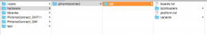 Arduino IDE boards.txt folder mac os