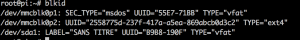 raspberry blkid uuid usb drive